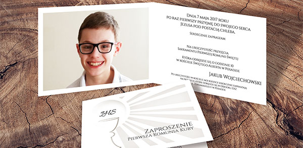 Zaproszenia komunijne
